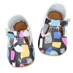 Mon Petit Mary Jane’s Genuine Italian Leather Shoes Baby-4 Suede Non-slip Bottom